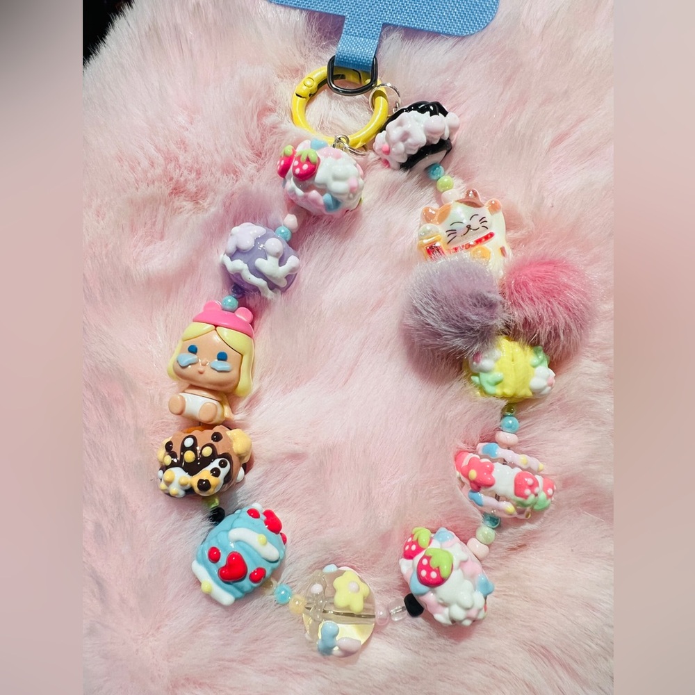 Buy 3 get 1 free❤️❤️Cry Baby with Colorful Beaded Keychain